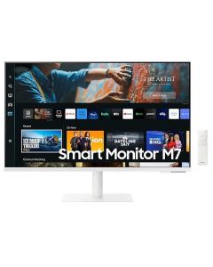 LCD Monitor|SAMSUNG|S32CM703UU|32"|TV Monitor/Smart/4K|Panel VA|3840x2160|16:9|60Hz|Matte|4 ms|Speakers|Swivel|Height adjustable