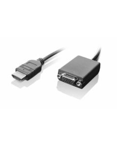 Lenovo Black | HDMI | VGA | HDMI to VGA | 0.2 m