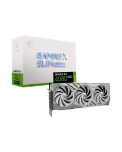 Graphics Card|MSI|NVIDIA GeForce RTX 4080 SUPER|16 GB|GDDR6X|256 bit|PCIE 4.0 16x|2xHDMI|2xDisplayPort|4080SUPGAMXSLIMWH16G