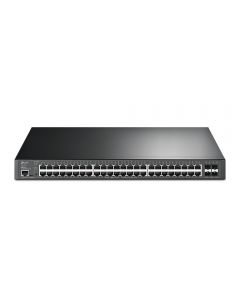 TP-Link TL-SG3452XP võrgulüliti Juhitav L2+ Gigabit Ethernet (10/100/1000) Power over Ethernet tugi 1U Must
