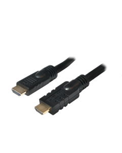 Logilink, CHA0020, 20m, Active, HDMI cable, type A male, - HDMI type A male, black. Logilink | HDMI to HDMI | 20 m