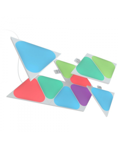Nanoleaf | Shapes Triangles Mini Expansion Pack (10 panels) | 1 x 0.54 W | 16M+ colours | 2.4GHz WiFi b/g/n;