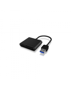 ICY BOX | IB-CR301-U3 USB 3.0 External card reader | USB 3.0 Type-A | 3 x card reader slot: CF, SD, microSD