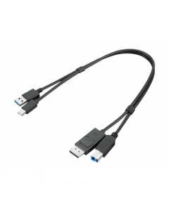 ThinkStation mDP + USB-A 3.0 to DP + USB-B 3.0 Dual Head Cable