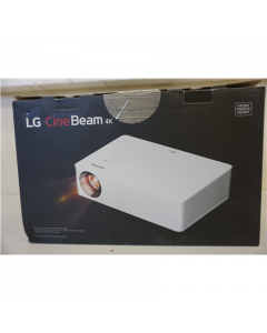 SALE OUT. LG HU70LS CineBeam series 4K UHD TV projector/3840x2160/1500lm LG CineBeam HU70LS 4K UHD (3840 x 2160), 1500 ANSI lumens, White, DAMAGED PACKAGING,DEMO, Wi-Fi