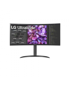 LG | Curved Monitor | 34WQ75C-B | 34 " | IPS | QHD | 21:9 | 60 Hz | 5 ms | 3440 x 1440 | 300 cd/m² | HDMI ports quantity 2 | Black | Warranty 24 month(s)