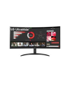 LG | Curved UltraWide Monitor | 34WR50QC-B.AEU | 34 " | VA | QHD | 21:9 | 5 ms | HDMI ports quantity 2 | 100 Hz