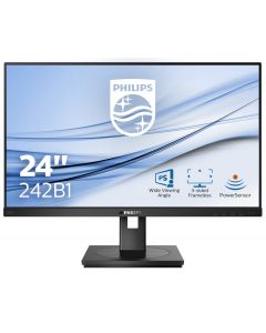 Philips | LCD monitor with PowerSensor | 242B1/00 | 23.8 " | IPS | FHD | 16:9 | 75 Hz | 4 ms | 1920 x 1080 pixels | 250 cd/m² | Headphone out | HDMI ports quantity 1 | Black