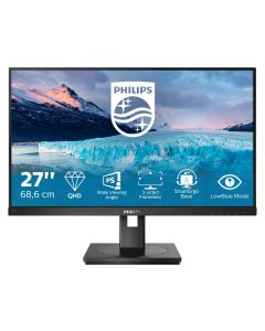 Philips | LCD | 275S1AE/00 | 27 " | IPS | QHD | 16:9 | 75 Hz | 4 ms | 2560 x 1440 pixels | 300 cd/m² | Audio out | HDMI ports quantity 1 | Black