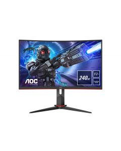 AOC | Curved Gaming Monitor | C32G2ZE | 31.5 " | VA | FHD | 16:9 | 240 Hz | 1 ms | 1920 x 1080 | 300 cd/m² | Headphone out (3.5mm) | HDMI ports quantity 2 | Black | Warranty 36 month(s)
