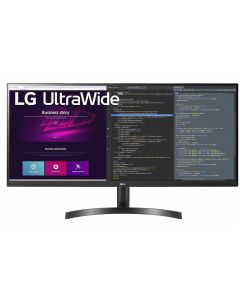 LG | UltraWide Monitor | 34WN700-B | 34 " | IPS | 21:9 | 75 Hz | 5 ms | 3440 x 1440 pixels | 300 cd/m² | HDMI ports quantity 2 | Black