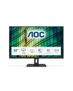 AOC | Monitor | U32E2N | 31.5 " | VA | UHD | 16:9 | 60 Hz | 4 ms | 3840 x 2160 | 350 cd/m² | Headphone out (3.5mm) | HDMI ports quantity 2 | Warranty 36 month(s)