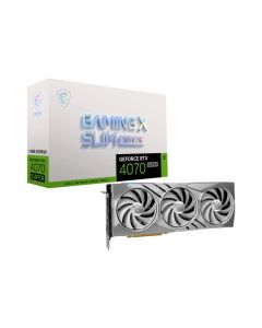 MSI GAMING GeForce RTX 4070 SUPER 12G X SLIM WHITE NVIDIA 12 GB GDDR6X