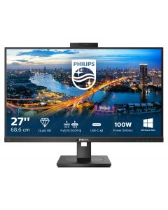 Philips | LCD monitor with USB docking | 276B1JH/00 | 27 " | IPS | QHD | 16:9 | 75 Hz | 4 ms | 2560 x 1440 pixels | 300 cd/m² | HDMI ports quantity 1 | Black