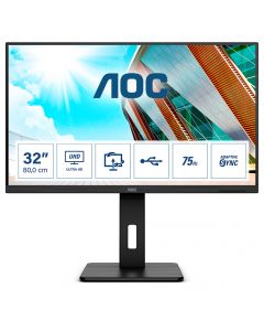 AOC | U32P2 | 32 " | VA | 60 Hz | 4 ms | 3840 x 2160 pixels | HDMI ports quantity 2