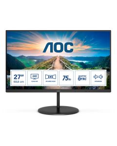 AOC V4 Q27V4EA LED display 68,6 cm (27") 2560 x 1440 pikslit 2K Ultra HD Must