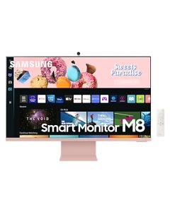 Samsung | Smart Monitor | LS32BM80PUUXEN | 32 " | VA | 16:9 | 60 Hz | 4 ms | 3840 x 2160 pixels | 400 cd/m² | Pink