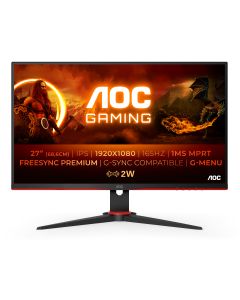 AOC | Gaming Monitor | 27G2SPAE/BK | 27 " | IPS | FHD | 16:9 | Warranty  month(s) | 1 ms | 250 cd/m² | Black | HDMI ports quantity 2 | 165 Hz
