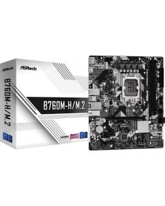 Mainboard|ASROCK|Intel B760 Express|Micro-ATX|Memory DDR5|Memory slots 2|2xPCI-Express 3.0 1x|1xPCI-Express 4.0 16x|1xM.2|1xHDMI