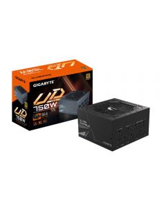 Power Supply|GIGABYTE|750 Watts|Efficiency 80 PLUS GOLD|PFC Active|MTBF 100000 hours|GP-UD750GMPG5